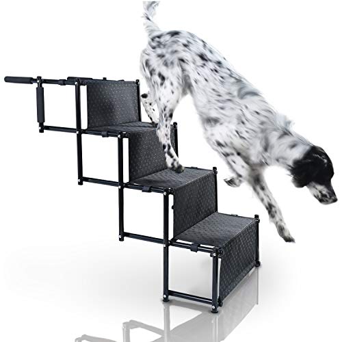 Bella & Balu Rampa para Perros Plegable – Escalera de Perro para Ayudar en la Entrada y Salida del Coche. Bella & Balu Rampa para Perros Plegable – Escalera de Perro para Ayudar en la Entrada y Salida del Coche.