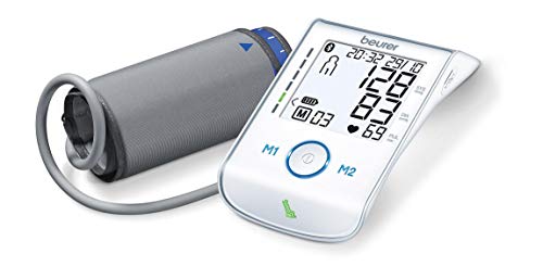 Beurer BM 85 - Tensiómetro de brazo (indicador de reposo, batería de iones de litio, conexión con aplicación con protección de datos certificada) Beurer BM 85 - Tensiómetro de brazo (indicador de reposo, batería de iones de litio, conexión con aplicación con protección de datos certificada)