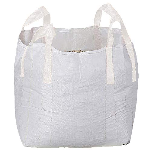 Big Bag para Arena y Tierra Vegetal | Bolsa Big Bag 1m³ Asas Cruzadas | Carga hasta 1500kg | Pack de 2 Big Bag para Arena y Tierra Vegetal | Bolsa Big Bag 1m³ Asas Cruzadas | Carga hasta 1500kg | Pack de 2