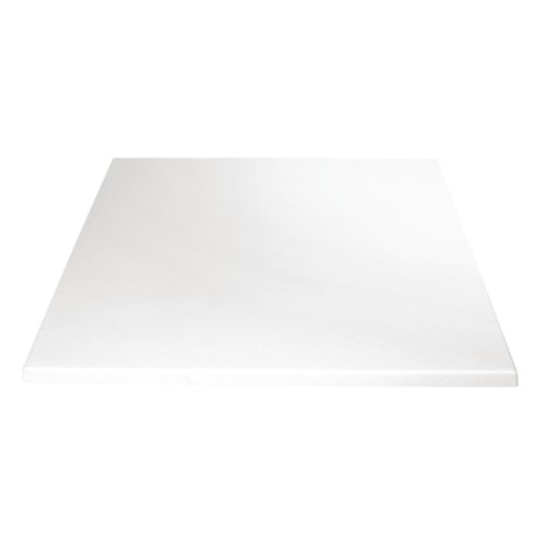 Bolero gg641 cuadrado tablero de la mesa, color blanco