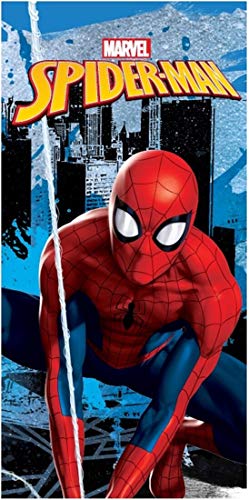 Carbotex Marvel Spiderman - Toalla de mano (70 x 140 cm, algodón), diseño de Spiderman