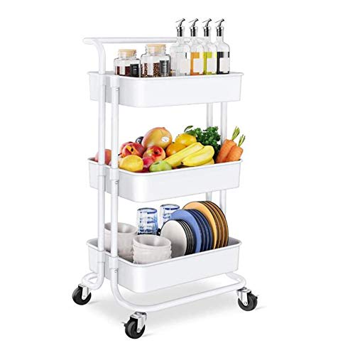 Carro Con Ruedas De Almacenamiento, Carro Con Ruedas De 3 Niveles Con Canasta De Malla - Carro Con Carro De Almacenamiento, Carro Con Carro De 3 Niveles Carro Organizador De Usos Múltiple(Color:negro) Carro Con Ruedas De Almacenamiento, Carro Con Ruedas De 3 Niveles Con Canasta De Malla - Carro Con Carro De Almacenamiento, Carro Con Carro De 3 Niveles Carro Organizador De Usos Múltiple(Color:negro)