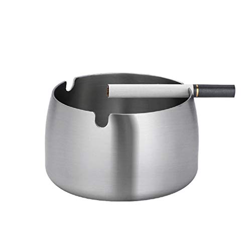 Cenicero para fumar / Cenicero de escritorio Acero inoxidable Cenicero, a prueba de viento, ceniza de cigarrillo titular for el hogar, hotel, restaurante, Interior, Exterior Cenicero / Cenicero de mes Cenicero para fumar / Cenicero de escritorio Acero inoxidable Cenicero, a prueba de viento, ceniza de cigarrillo titular for el hogar, hotel, restaurante, Interior, Exterior Cenicero / Cenicero de mes