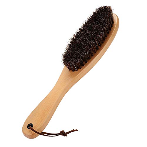 Cepillo para Ropa, Remover Pelusa, cerdas de Crin de Caballo genuinas, Suaves, auténticas, con Mango de Madera de Cokaka, 1-Pack (Solid Wood) Cepillo para Ropa, Remover Pelusa, cerdas de Crin de Caballo genuinas, Suaves, auténticas, con Mango de Madera de Cokaka, 1-Pack (Solid Wood)