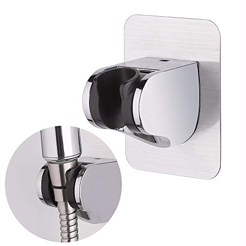 Clarmonde Universal ángulo ajustable soporte de cabezal de ducha para fácil alcance/ángulo perfecto, superior de succión impermeable soporte de pared para cuarto de baño, no requiere herramientas,1PCS Clarmonde Universal ángulo ajustable soporte de cabezal de ducha para fácil alcance/ángulo perfecto, superior de succión impermeable soporte de pared para cuarto de baño, no requiere herramientas,1PCS