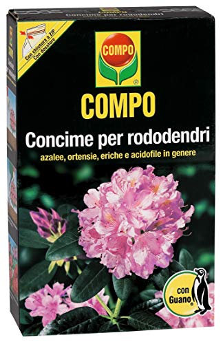 COMPO Abono para rododendros, con guano, con medidor dosificador, 1 kg