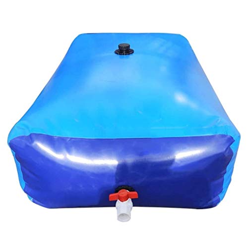 Contenedor de almacenamiento de agua bolsa de almacenamiento al aire libre plegable del tanque de agua con el grifo de conservación de agua no potable de emergencia del agua bolsa de agua de lluvia Co Contenedor de almacenamiento de agua bolsa de almacenamiento al aire libre plegable del tanque de agua con el grifo de conservación de agua no potable de emergencia del agua bolsa de agua de lluvia Co