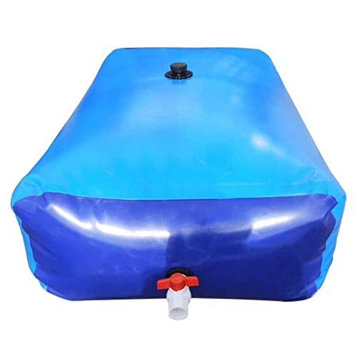 Contenedor de almacenamiento de agua bolsa de almacenamiento al aire libre plegable del tanque de agua con el grifo de conservación de agua no potable de emergencia del agua bolsa de agua de lluvia Co