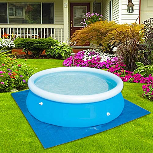 Cubierta de la piscina de 1,8 m de diámetro, cubierta duradera para el polvo de la piscina impermeable para piscinas redondas sobre el suelo (apto para piscinas de 1,8 m de diámetro)