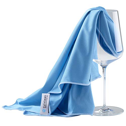 culiclean Paños de pulido en azul con borda azul, limpia copas y decantadores de cristal y superficies brillantes – Fabricado en Austria (Juego de 2 Paños, 1 Paño 40 x 60 cm + 1 Paño profesional 70 x 80 cm) culiclean Paños de pulido en azul con borda azul, limpia copas y decantadores de cristal y superficies brillantes – Fabricado en Austria (Juego de 2 Paños, 1 Paño 40 x 60 cm + 1 Paño profesional 70 x 80 cm)