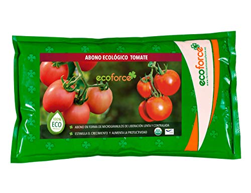 CULTIVERS Abono Ecológico para Tomate de 1,5 Kg. Fertilizante de Origen 100% Orgánico y Natural Microgránulado. Mejora la Productividad de los Cultivos Liberación Lenta