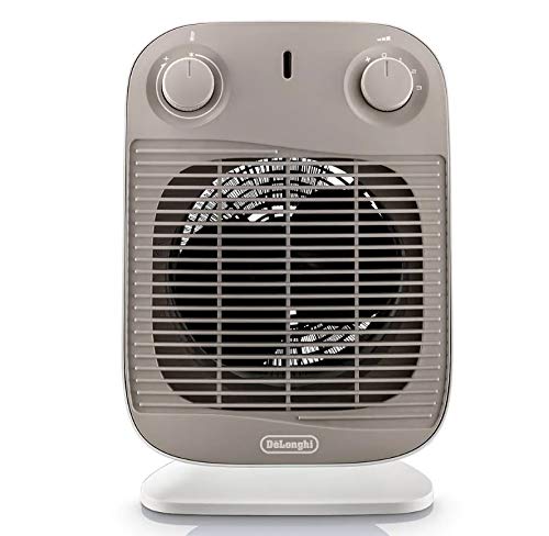 De'longhi HFS50C22 - Termoventilador, 2200w, 3 niveles potencia, ventilación de verano, termostato regulable, blanco