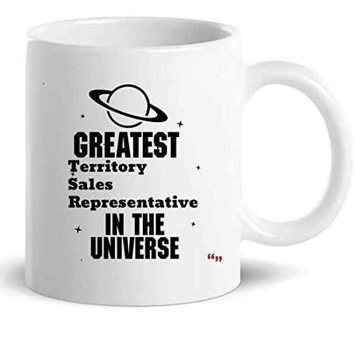 DKISEE Greatest Territory Sales Representative - Taza de café para representantes de ventas del territorio, regalos para hombres y mujeres, tazas de oficina de Coworker de 325 ml