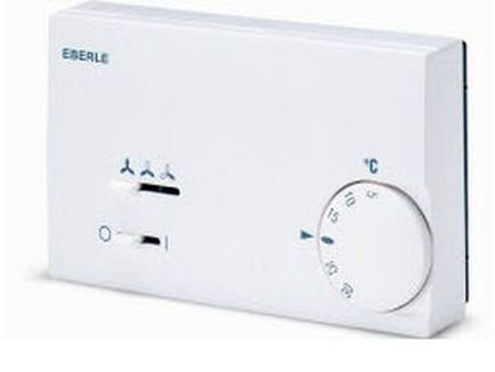 Eberle; KLR-E 7011 (Más opciones clic: aquí); Termostato para fancoil, bimetal, actúa sobre válvula de frío o calor