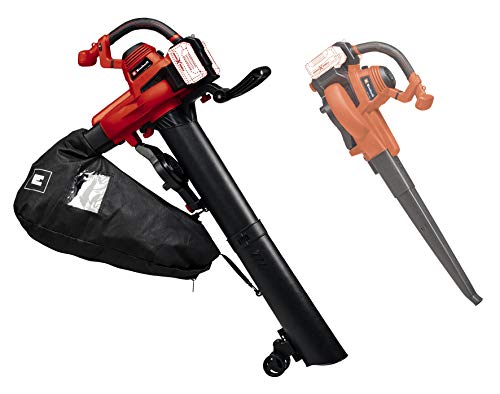 Einhell Soplador de hojas con Batería GE-CL 36/230 Li E-Solo Power X-Change (Iones de Litio, 18 V, 225 m³/h, Bolsa de 45 L, incl. tubo de aspiración + tubo de soplado, sin Batería ni Cargador)