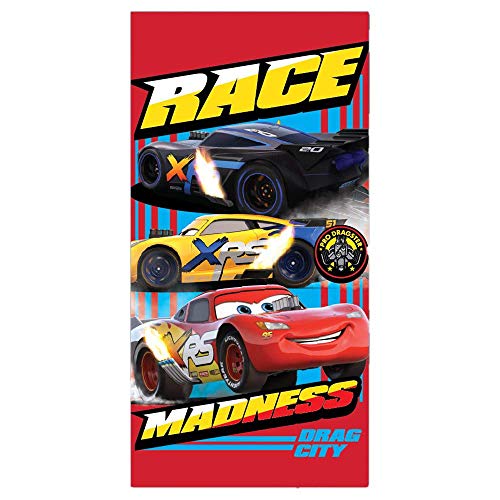 EXITY KFT Toalla de playa Cars Rayo McQueen Disney Toalla de MICROCOTTON CM. 137X67 100% PL-CR 0105 EXITY KFT Toalla de playa Cars Rayo McQueen Disney Toalla de MICROCOTTON CM. 137X67 100% PL-CR 0105