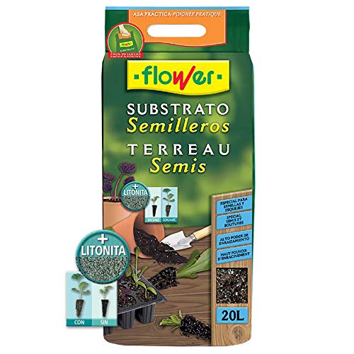 Flower 80049 80049-Substrato semilleros, 20 l, No aplica, 30x5x55 cm Flower 80049 80049-Substrato semilleros, 20 l, No aplica, 30x5x55 cm
