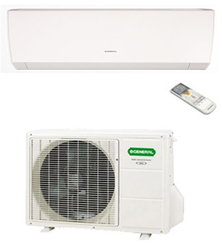 Fujitsu ASHG12LMCA Sistema split Color blanco - Aire acondicionado (A++, A+, 170 kWh, 1225 kWh, 970 W, 1020 W)