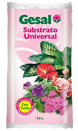 GESAL Substrato Universal, Óptimo Crecimiento de la Planta, con turba, 10 L, 45x6x25 cm, 2635104011 GESAL Substrato Universal, Óptimo Crecimiento de la Planta, con turba, 10 L, 45x6x25 cm, 2635104011