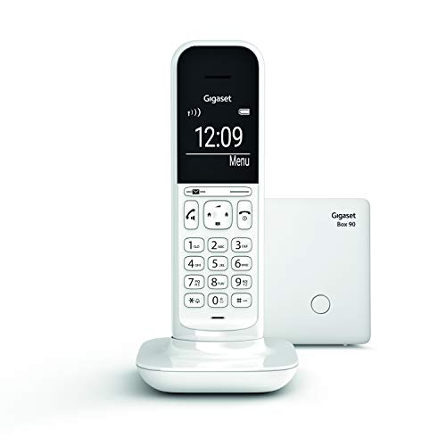 Gigaset CL390 - Teléfono fijo inalámbrico para casa, pantalla iluminada, agenda 150 contactos, blanco Gigaset CL390 - Teléfono fijo inalámbrico para casa, pantalla iluminada, agenda 150 contactos, blanco