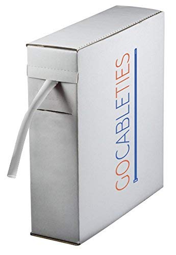 Gocableties - Mini carrete de tubo termorretráctil transparente de alta calidad, 6.4 mm x 9 m, 2: 1, transparente
