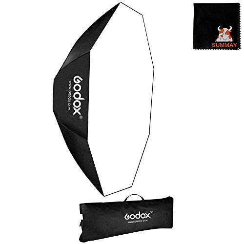 GODOX Softbox 120cm Softbox Studio Flash Softbox Bowens Mount con Bolsa de Transporte para Producto Retrato Fotografía Estudio Flash Speedlite (SB-BW120CM)