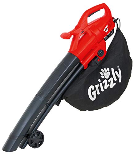 Grizzly EL 2800 3in1 Eléctrico - Soplador, aspirador y triturador de hojas, Potencia 2800 W Blas velocidad 270 KM/H