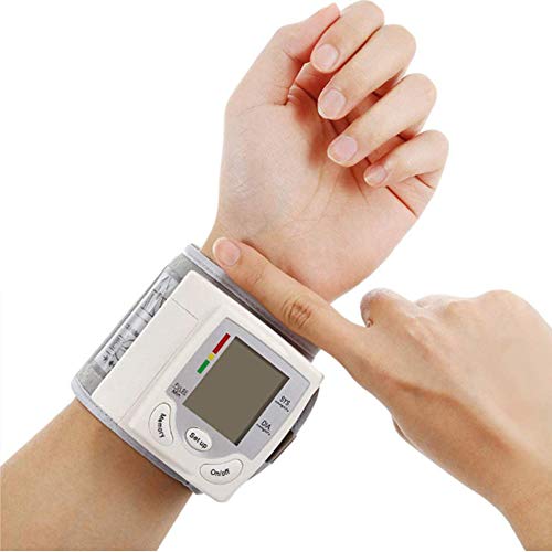 GUOKUI Muñeca Monitor De Presión Arterial para Uso Doméstico, Máquina De Presión Arterial con 2 Usuarios, Gran Pantalla Auto Función De Ahorro De Memoria, 240 Capacidad De Memoria GUOKUI Muñeca Monitor De Presión Arterial para Uso Doméstico, Máquina De Presión Arterial con 2 Usuarios, Gran Pantalla Auto Función De Ahorro De Memoria, 240 Capacidad De Memoria