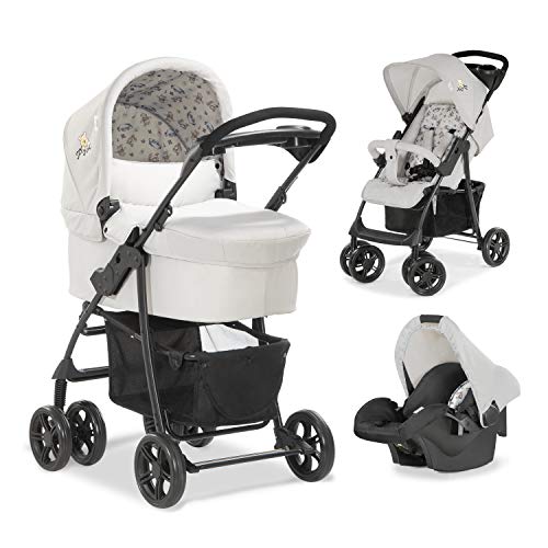 Hauck Shopper Trio Set Silla De Paseo 3En1 Hasta 25 Kg + Grupo 0+ Y Capazo De Bebé Con Colchón Desde El Nacimiento, Con Respaldo Reclinable, Portavasos, Ligero, Plegado Pequeño - Beige Hauck Shopper Trio Set Silla De Paseo 3En1 Hasta 25 Kg + Grupo 0+ Y Capazo De Bebé Con Colchón Desde El Nacimiento, Con Respaldo Reclinable, Portavasos, Ligero, Plegado Pequeño - Beige
