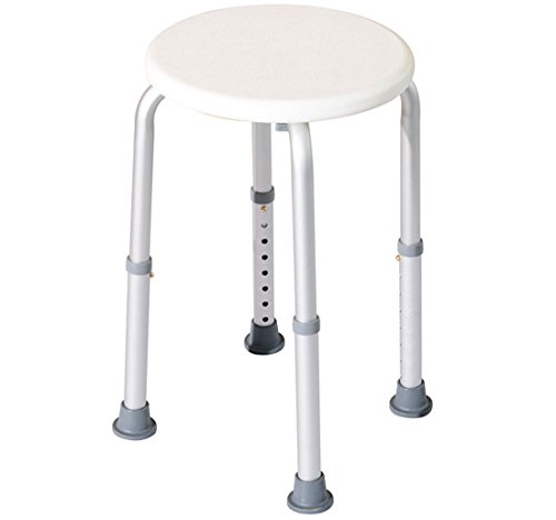 HOMCOM - Taburete Ducha baño Ayuda Abuelos 3º Edad discapacitado Asiento Altura Regulable HOMCOM - Taburete Ducha baño Ayuda Abuelos 3º Edad discapacitado Asiento Altura Regulable