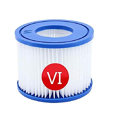 HUTUDA Filtro de repuesto para filtro Bestway VI para filtro de spa lay Z, piscina, filtro de bañera de hidromasaje, Vegas, Mónaco, tamaño 6-58323 (1)