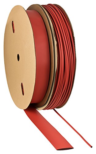ISO-PROFI® Tubo Termoretráctil de rango 2:1 Selección de 10 diámetro y 6 longitudes rojo (aquí: Ø2mm - 4 metros)