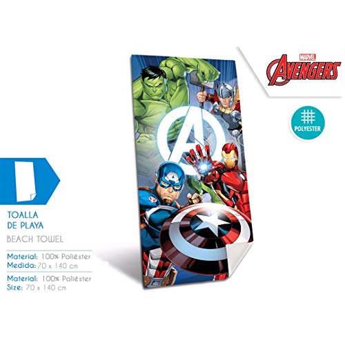 Kid Licensing Toalla de Playa Poliester Avengers - Toallas
