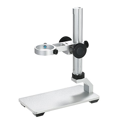 KKmoon Soporte de elevaci髇 para microscopio USB Soporte y sostenedor de aluminio especial G600
