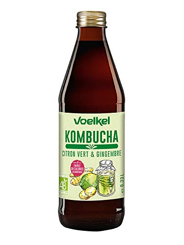 Kombucha Lima y Jengibre BIO - Voelkel - 330ml