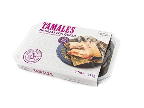 La Reina de las Tortillas - Líder europeo en gastronomía artesanal mexicana.Tamales de rajas con queso. Listos para servir. Maíz 100% nixtamilizado. Aptos para celíacos. 3 unidades. Caducidad 7 meses La Reina de las Tortillas - Líder europeo en gastronomía artesanal mexicana.Tamales de rajas con queso. Listos para servir. Maíz 100% nixtamilizado. Aptos para celíacos. 3 unidades. Caducidad 7 meses