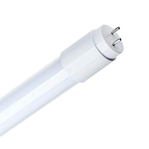 LEDUNI ® Tubo T8 9W LED Cristal 60 CM Conexión de Un Lado Luz Blanca Fría 6000K Equivalente a 80W del halogeno ahorras consumo OPAL 800LM Angulo 300 Grados