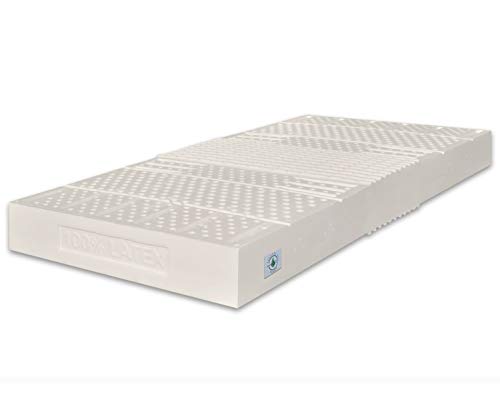 Marcapiuma - Colchón Látex Individual 80x190 Alto 18 cm - SEVENLIFE 18 - H2 Medio/Blando - 7 Zonas Ergonómico Antiácaros Antialérgico - Funda desenfundable Aloe Vera - 100% Fabricado en Italia Marcapiuma - Colchón Látex Individual 80x190 Alto 18 cm - SEVENLIFE 18 - H2 Medio/Blando - 7 Zonas Ergonómico Antiácaros Antialérgico - Funda desenfundable Aloe Vera - 100% Fabricado en Italia