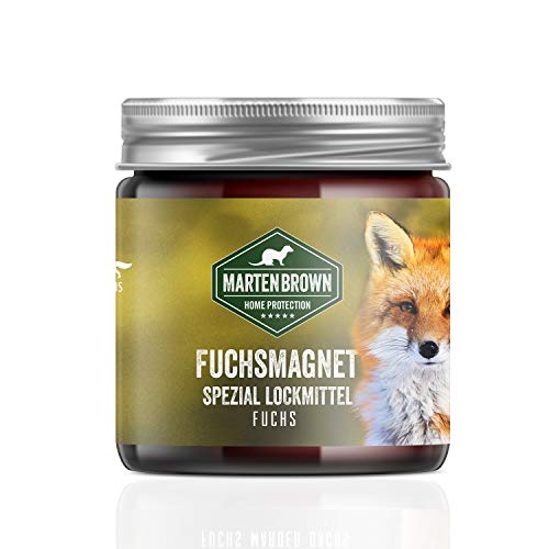 Martenbrown® señuelo zorro Fuchs imán [250 ml] cebo cebo masa para zorros perfume atrayente Fuchslockmittel, trampa del zorro cebo