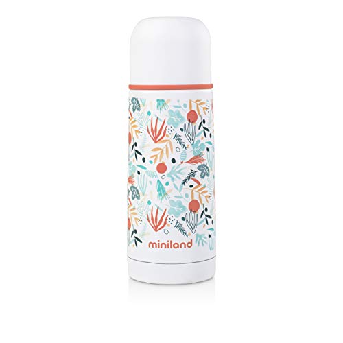 Miniland - Termo de acero inoxidable para líquidos de 350ml. Bebidas calientes y frías más de 24h. Colección Mediterranean. Miniland - Termo de acero inoxidable para líquidos de 350ml. Bebidas calientes y frías más de 24h. Colección Mediterranean.
