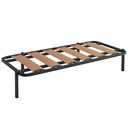 Miroytengo Somier Cama Canguro Medida 90x190 Parte Superior con balda Ancha Tubo 40x30