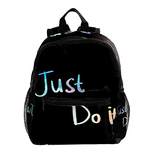 Mochila ligera para la escuela, mochila básica clásica informal para viajar con bolsillos laterales para botellas, tablón para perro