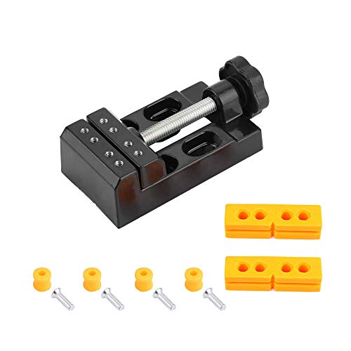 Mordaza para taladro, Tornillo de banco para taladro de columna, Mini Plana Abrazadera Universal, 57mm, Para Joyas, Relojes, Nueces, Talla de Madera Mordaza para taladro, Tornillo de banco para taladro de columna, Mini Plana Abrazadera Universal, 57mm, Para Joyas, Relojes, Nueces, Talla de Madera