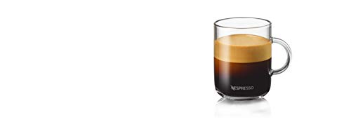 Nespresso Vertuo - Juego de tazas de café (2 unidades de 390 ml, incluye 2 cucharas de cristal)