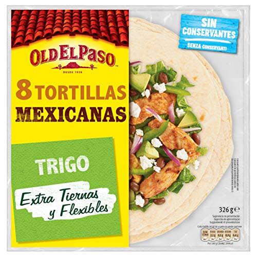 Old El Paso Tortillas de Trigo 8 Unidades, 326g