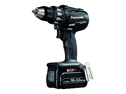 Panasonic EY74A2LJ2G32 Taladro Atornillador 18 V, 2 baterías 5,0 Ah Ion-Litio-EY74A2LJ2G32, Negro, Standard Panasonic EY74A2LJ2G32 Taladro Atornillador 18 V, 2 baterías 5,0 Ah Ion-Litio-EY74A2LJ2G32, Negro, Standard