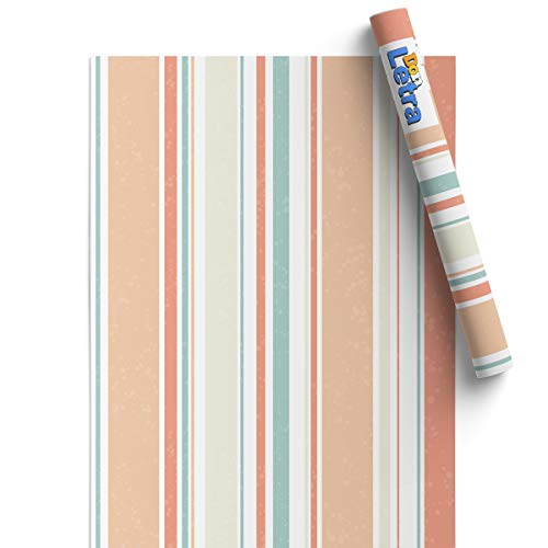 Papel Pintado de Vinilo Autoadhesivo 45cm*5m para Pared del Hogar, Cocina, Oficina y Tienda - Rayas Colores - Material Vinilo Impermeable, Duradero y Removible Papel Pintado de Vinilo Autoadhesivo 45cm*5m para Pared del Hogar, Cocina, Oficina y Tienda - Rayas Colores - Material Vinilo Impermeable, Duradero y Removible