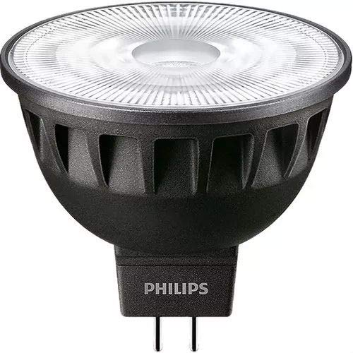 Philips Master LED ExpertColor 6.5W GU5.3 A Blanco cálido - Lámpara LED (Blanco cálido, Negro, A, 800 mA, 8 kWh, 5,1 cm)