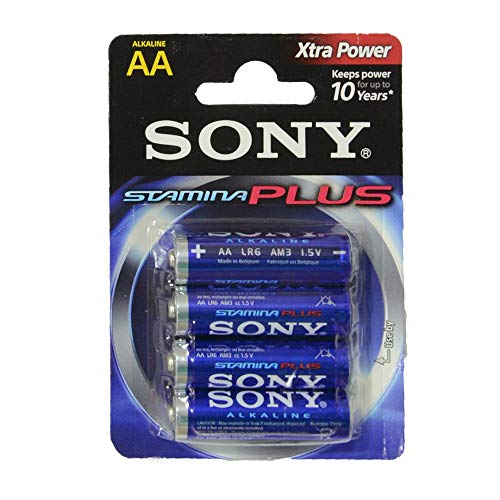Pilas Alcalinas Plus Sony AA LR6 1,5V AM3 (pack de 4)