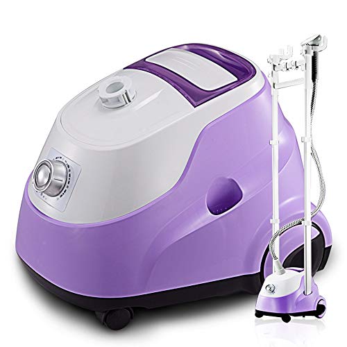 Plancha de vapor púrpura for ropa, termostato de seis velocidades 40S de vapor de hierro de calentamiento rápido con tanque de agua visible de 2L y rueda universal móvil for hoteles y particulares Plancha de vapor púrpura for ropa, termostato de seis velocidades 40S de vapor de hierro de calentamiento rápido con tanque de agua visible de 2L y rueda universal móvil for hoteles y particulares